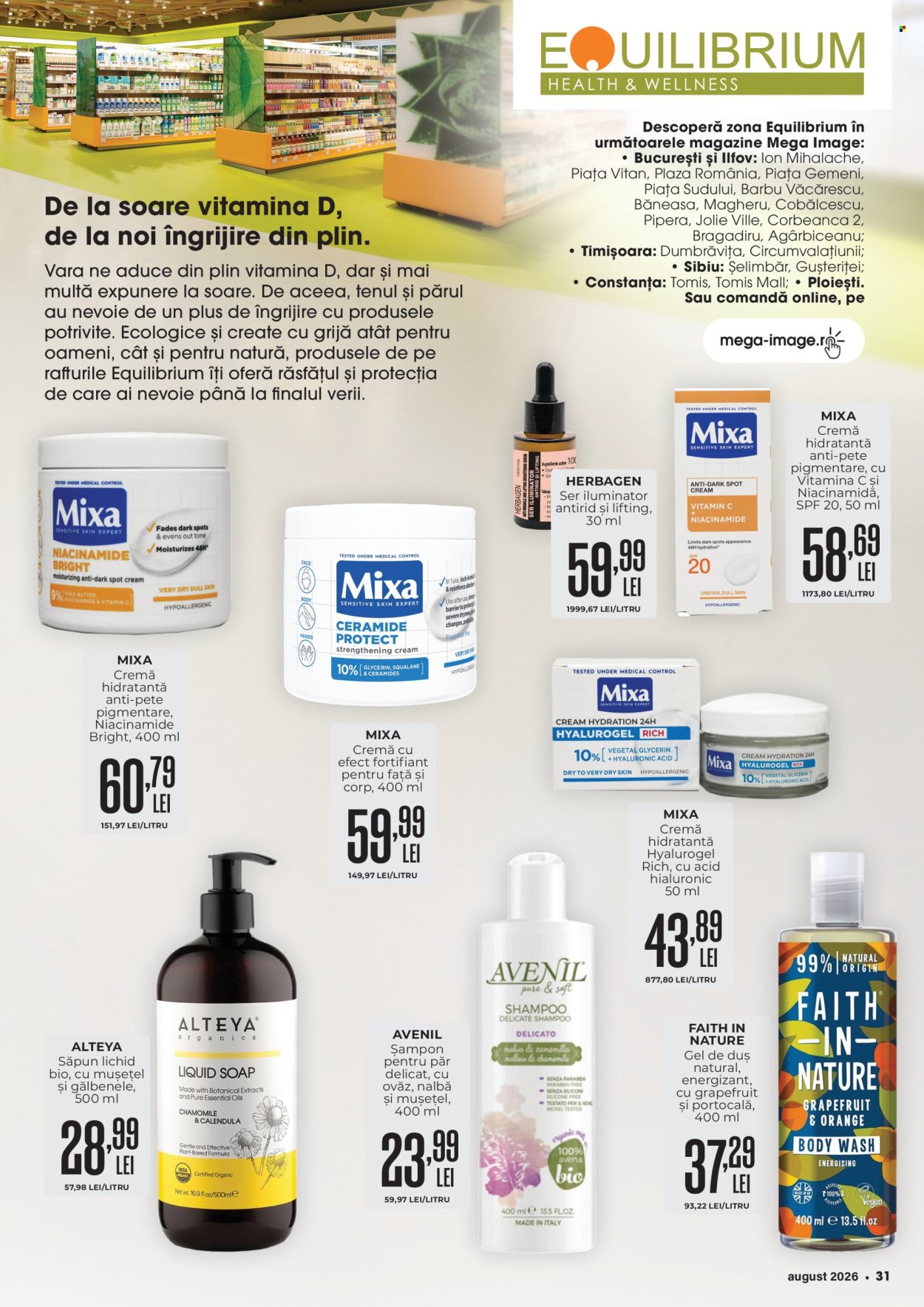Catalog Mega Image - 01.08.2026 - 31.08.2026. Pagina 31