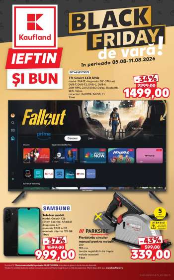 Cataloage Kaufland - 05.08.2026 - 11.08.2026.