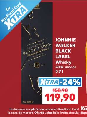 JOHNNIE WALKER Black Label Whisky