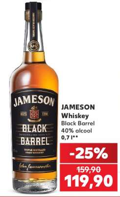 JAMESON Whiskey Black Barrel