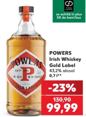 POWERS Irish Whiskey Gold Label