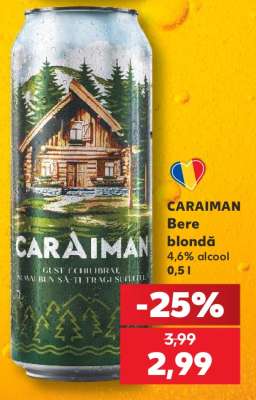 CARAIMAN Bere blondă