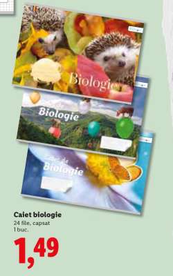 Caiet biologie