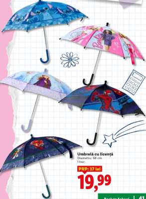 Umbrelă cu licență