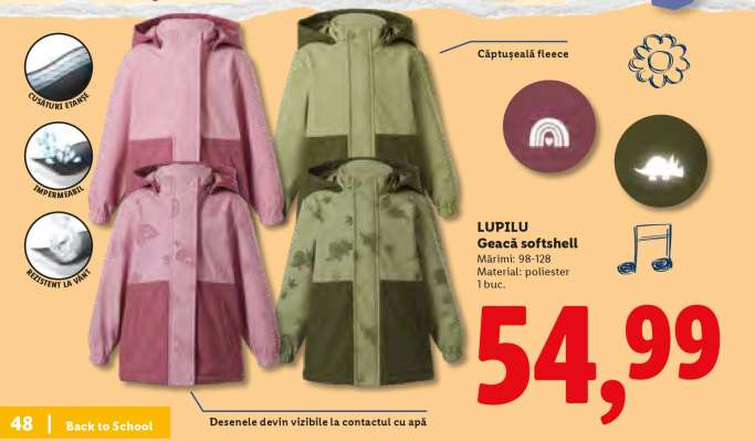 LUPILU Geacă softshell