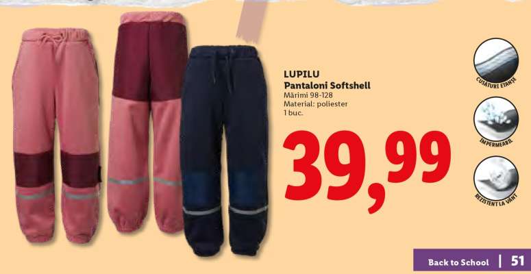 LUPILU Pantaloni Softshell