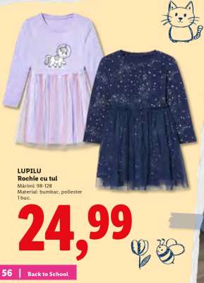 LUPILU Rochie cu tul