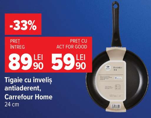 Tigaie cu înveliș antiaderent, Carrefour Home