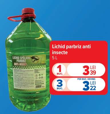 Lichid parbriz anti insecte