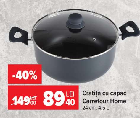 Cratită cu capac Carrefour Home
