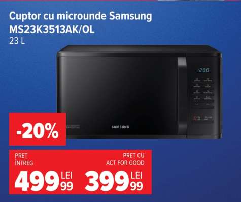 Cuptor cu microunde Samsung MS23K3513AK/OL