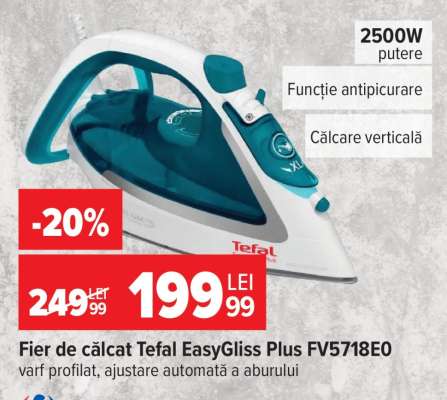 Fier de călcat Tefal EasyGliss Plus FV5718E0