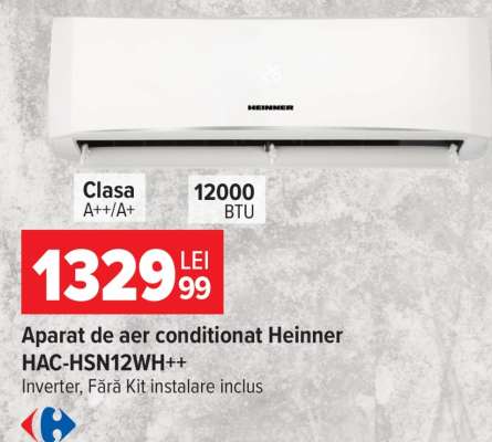 Aparat de aer conditionat Heinner HAC-HSN12WH++
