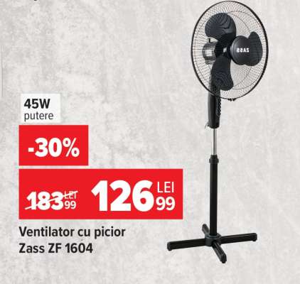 Ventilator cu picior Zass ZF 1604