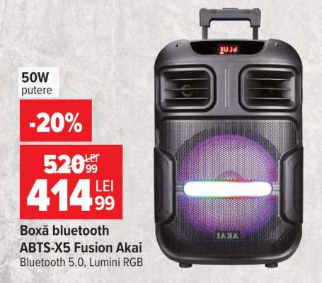 Boxă bluetooth ABTS-X5 Fusion Akai