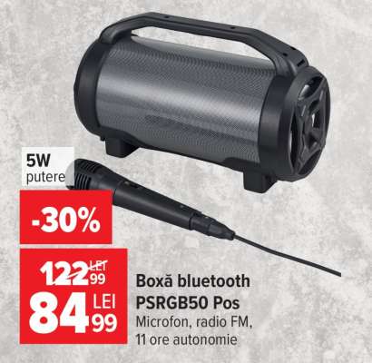 Boxă bluetooth PSRGB50 Pos