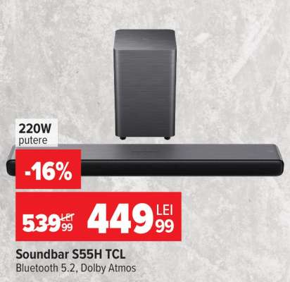 Soundbar S55H TCL