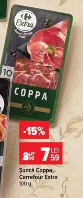 Șuncă Coppa, Carrefour Extra