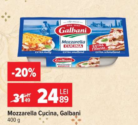 Mozzarella Cucina, Galbani