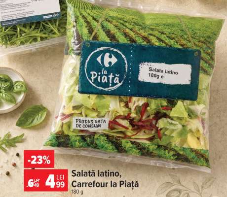 Salată latino, Carrefour la Piață