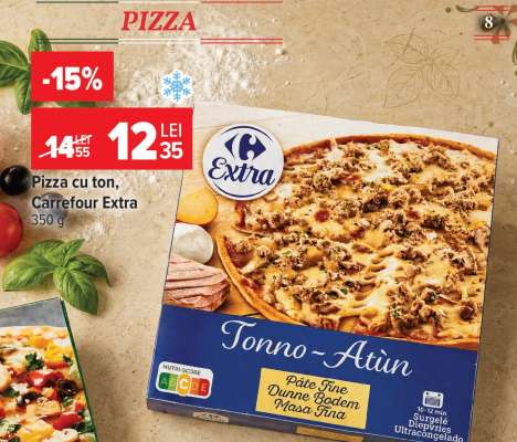 Pizza cu ton, Carrefour Extra