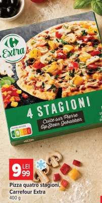 Pizza quattro stagioni, Carrefour Extra