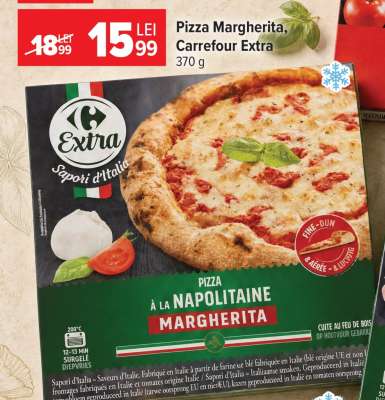 Pizza Margherita Carrefour Extra