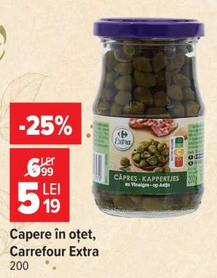Capere în oțet, Carrefour Extra