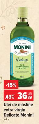 Ulei de măsline extra virgin Delicato Monini
