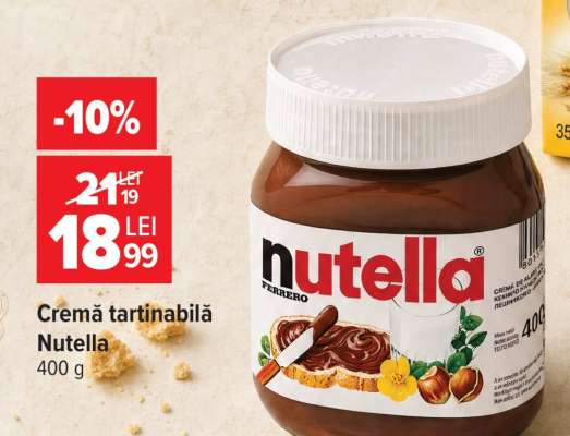 Cremă tartinabilă Nutella