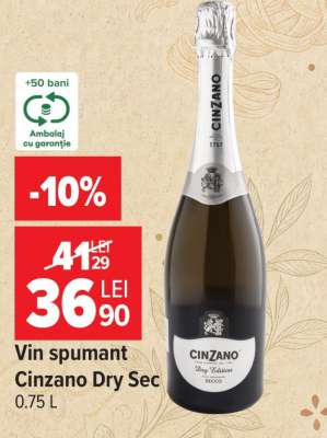 Vin spumant Cinzano Dry Sec