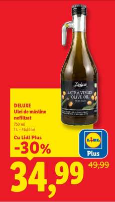 Deluxe Ulei de măsline nefiltrat