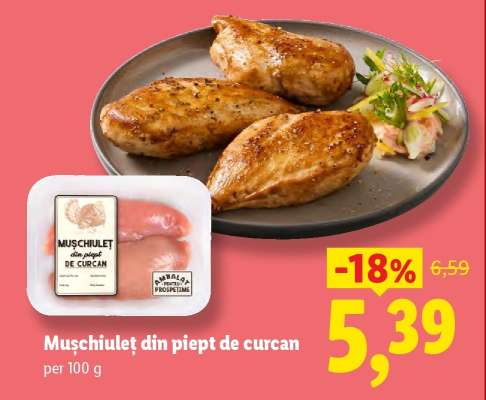 Mușchiuleț din piept de curcan
