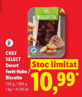 CHEF SELECT Desert Forêt-Noire/Biscotto