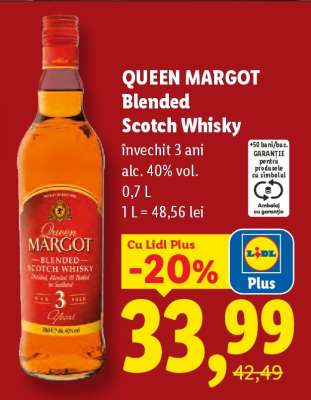 Queen Margot Blended Scotch Whisky