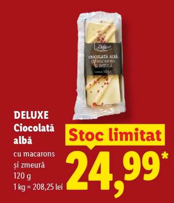 DELUXE Ciocolată albă