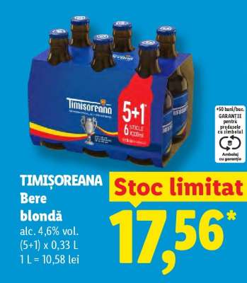 TIMIŞOREANA Bere blondă