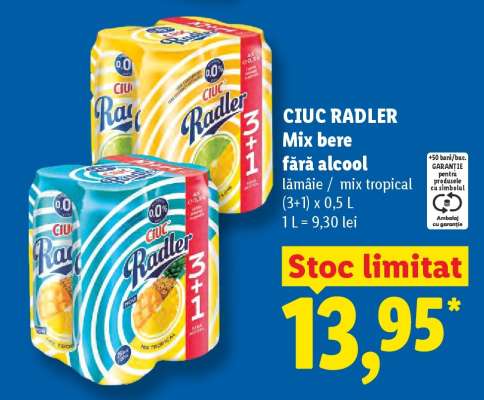 CIUC RADLER Mix bere fără alcool