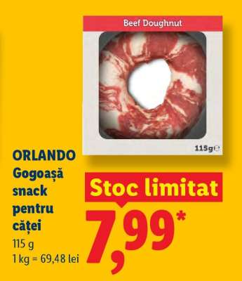 ORLANDO Gogoasă snack pentru căței