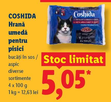 COSHIDA Hrană umedă pentru pisici