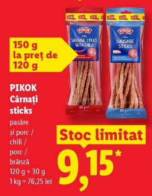 Pikok Cârnați Sticks