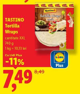 TASTINO Tortilla Wraps