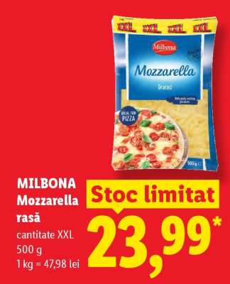 MILBONA Mozzarella rasă