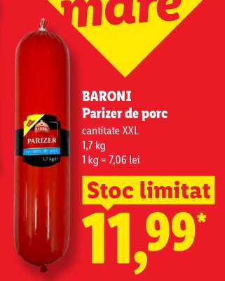 BARONI Parizer de porc