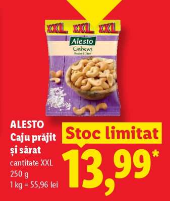 Alesto Caju prăjit și sărat