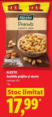 Alesto Arahide prăjite și sărate