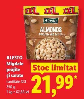 ALESTO Migdale prăjite și sărate