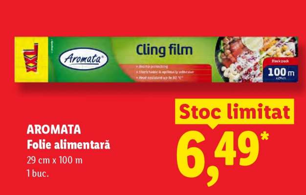 AROMATA Folie alimentară