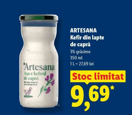 Artesana Kefir din lapte de capră