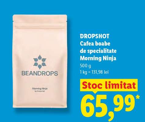 DROPSHOT Cafea boabe de specialitate Morning Ninja